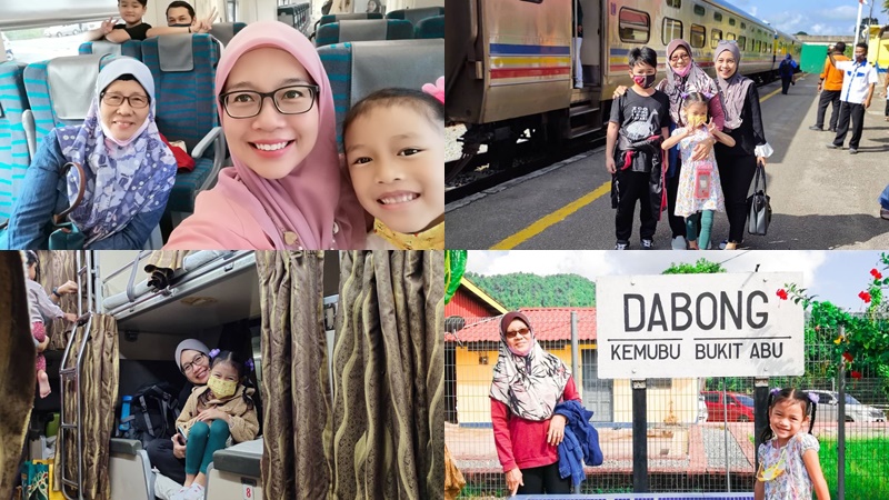 Trip 'Jungle Train' ke Dabong, Wanita Ini Bawa Family & Share Tips & Tricks menarik!
