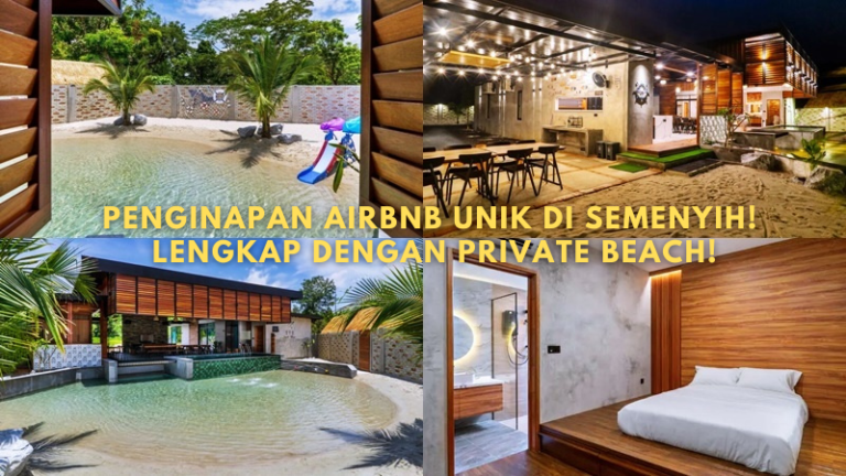 Penginapan Airbnb di Semenyih, Lengkap dengan ‘Private Beach’, Memang Unik!