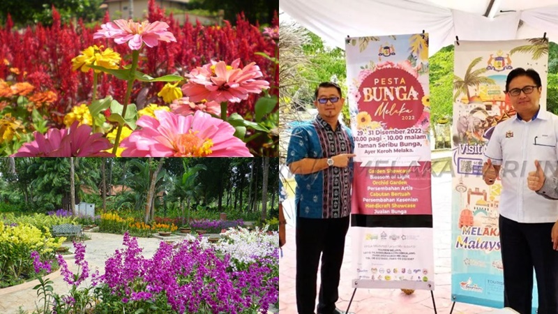 Lebih 100 Jenis Bunga Bakal Jadi Tarikan Pesta Bunga Melaka